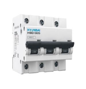 Cầu dao tự động (aptomat) MCB Hyundai HGD125 3P 125A