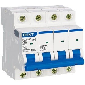 Cầu dao tự động  Chint NXB-63 4P C25 6KA