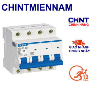 Cầu dao tự động  Chint NXB-63 4P C50 6KA