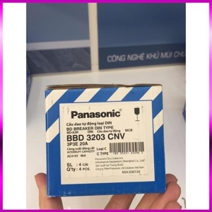 Cầu dao tự động MCB 3P/20A 6kA Panasonic BBD3203CNV