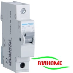 Cầu dao tự động MCB Hager MU125A