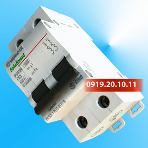 Cầu dao tự động MCB Sino Vanlock loại tép 2P 40A PS45N-C2040