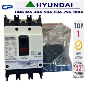 Cầu dao tự động MCCB Huyndai HGM100E-F - 100A 3P