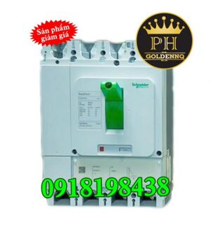 Cầu dao tự động Schneider EZS630N - 4P 500A 50kA