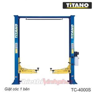 Cầu nâng 2 trụ giằng trên Titano cóc giật 1 bên TC-4000S