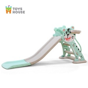 Cầu trượt kèm Khung bóng rổ cho bé Toys House hình hổ WM19024