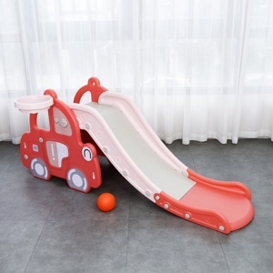 Cầu trượt kèm Khung bóng rổ cho bé Toys House hình hổ WM19024