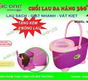 Cây lau nhà điện đa năng 360 Magic one - MG92