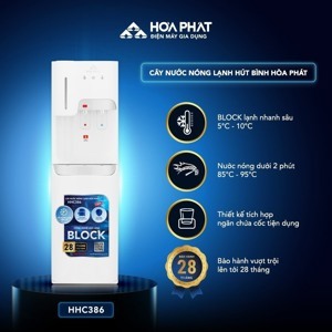 Cây nước nóng lạnh hút bình Hòa Phát HHC386