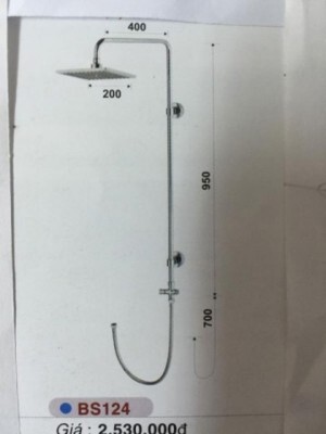 Cây sen tắm đứng Caesar BS124