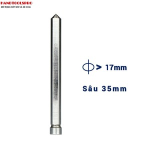 Cây ty định tâm cho mũi hợp kim khoan sâu 35mm CFCooper ACGP3517CF