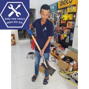 Cây xẻng bằng cán gỗ C-MART A0704S
