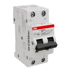 CB chống giật ABB DS201 L C20 AC30 30mA 20A 1P+N 4.5kA