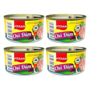 Chả đùm Vissan lốc 4 hộp x 200g