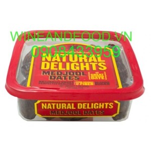 Chà là khô hữu cơ Mỹ Natural Delights - Hộp 454g