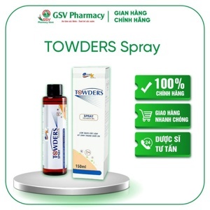 Chai xịt ghẻ towders spray 150ml permethrin 5%