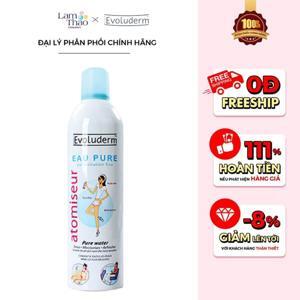 Chai xịt khoáng Evoluderm Pháp 400ml