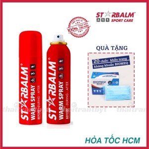 Chai Xịt Nóng Starbalm Warm Spray 150ml