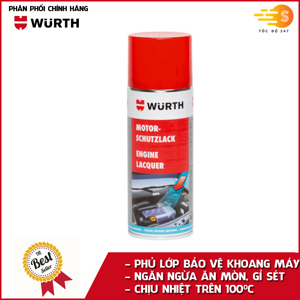 Chai xịt phục hồi và phủ bảo vệ khoang máy ô tô chuyên dụng Wurth WU-KM400