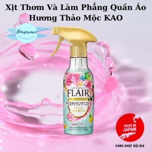 Chai xịt thơm và làm phẳng quần áo hương thảo mộc KAO (Japan)