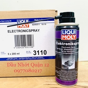 Chai xịt vệ sinh và bảo vệ mạch điện Liqui Moly Electronic-Spray 3110 200ml