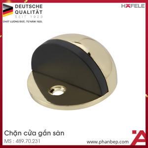 Chặn cửa bán nguyệt Häfele màu đồng bóng 489.70.231