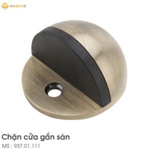 Chặn cửa gắn sàn Hafele 937.01.111 đồng rêu