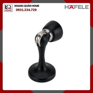 Chặn cửa nam châm đen mờ Hafele 938.30.013