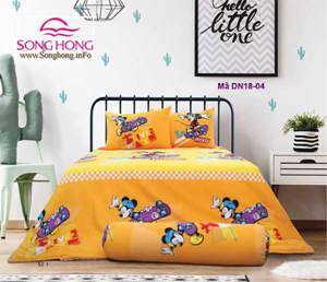 Chăn ga gối Sông Hồng hoạt hình Disney DN1804
