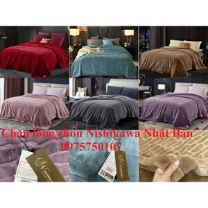 Chăn lông chồn Nishikawa Nhật Bản 2m*2,3m