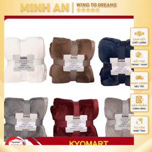 Chăn lông cừu KirkLand Plush Blanket Queen