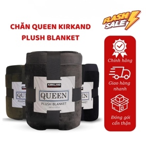 Chăn lông cừu KirkLand Plush Blanket Queen