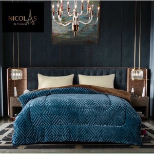 Chăn lông cừu Nicolas nhập khẩu Pháp 2m x 2.3m