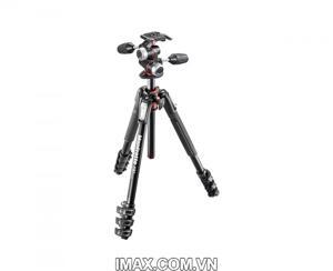 Chân máy ảnh Manfrotto 190 Alu 4-S Kit 3W Head