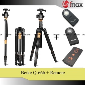 Chân máy ảnh Tripod Beike Q-666 (Q666)