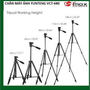 Chân máy ảnh Tripod Yun teng VCT-680