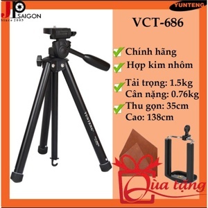 Chân máy ảnh Yunteng VCT-686