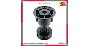 Chân nhựa đen 120mm Hafele 637.45.344