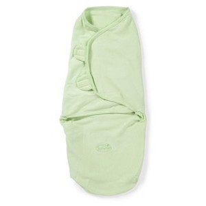 Chăn quấn bé xanh lá S Summer Infant Swaddleme cotton small green 73680A