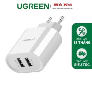 Chân sạc Dausen Dual Port USB Charger Kit 3.4A (EU) TR-RG523EU