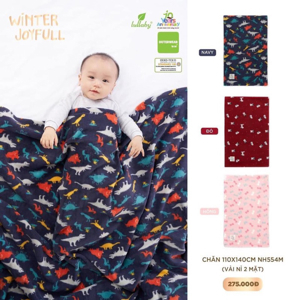 Chăn ủ cotton 2 lớp Lullaby