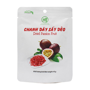 Chanh dây sấy dẻo Nong Lam Food - túi 45g