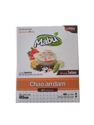 Cháo ăn dặm Mabu hạt vỡ 400g