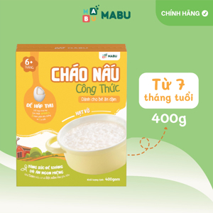 Cháo ăn dặm Mabu hạt vỡ 400g