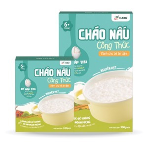 Cháo ăn dặm Mabu hạt vỡ 900gr