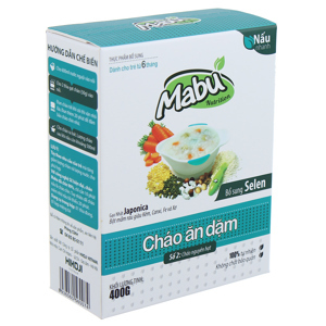 Cháo ăn dặm Mabu số 2 nguyên hạt (400g)