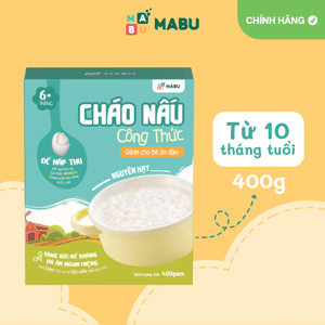 Cháo ăn dặm Mabu số 2 nguyên hạt (400g)