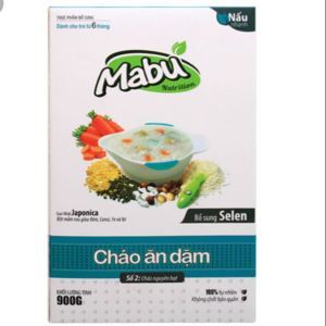 Cháo ăn dặm Mabu số 2 nguyên hạt (900g)