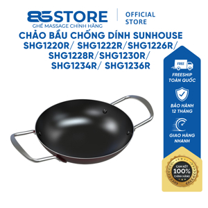 Chảo bầu chống dính Sunhouse SHG1226R