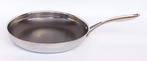 Chảo Blackcube inox 3 lớp đáy từ chống dính Kims Cook - 26cm